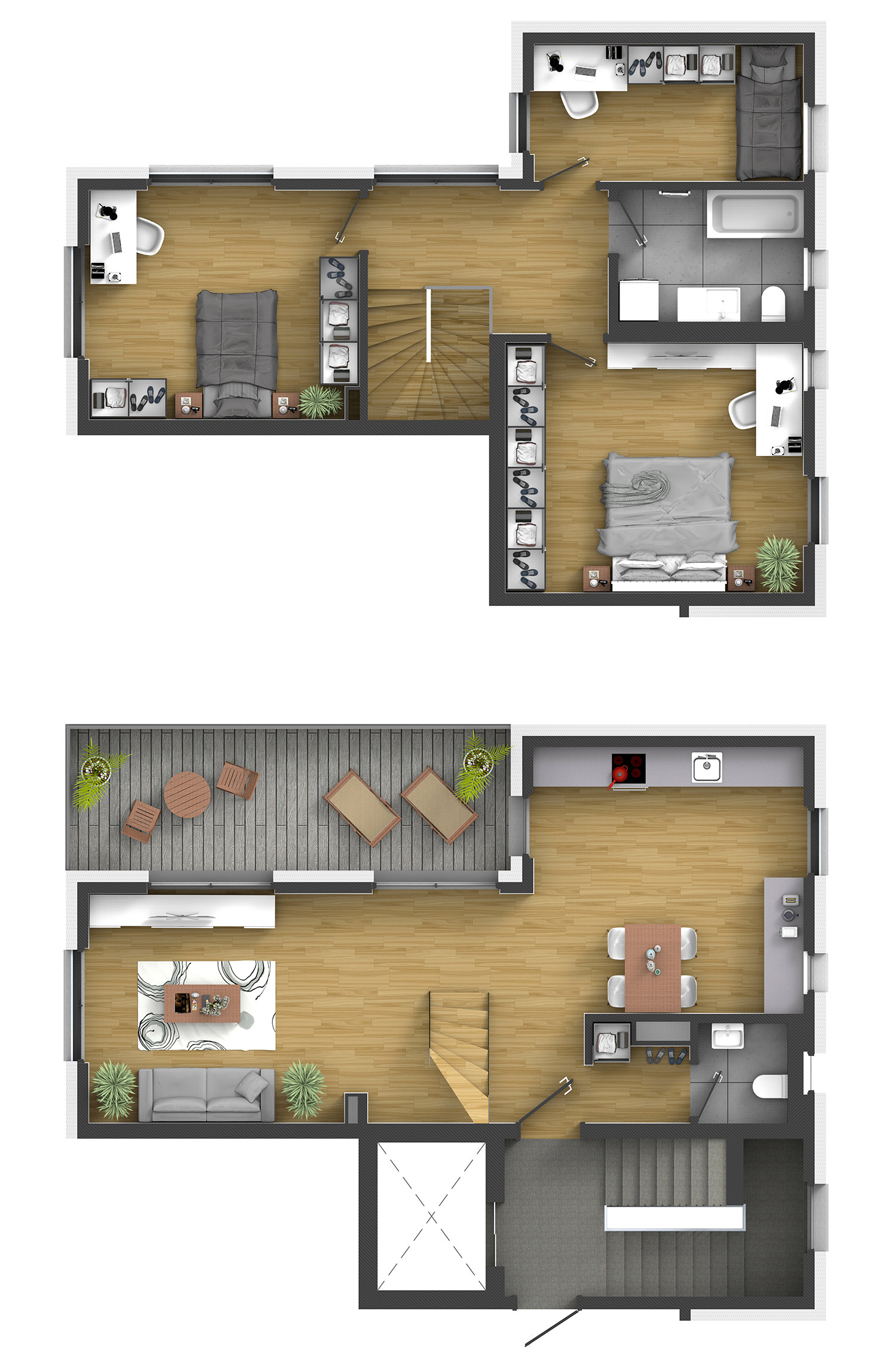 Wohnung 06 - 2D Ansicht